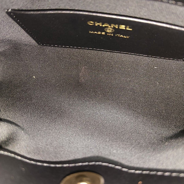 CHANEL 31 Nano Quilted Calfskin Black