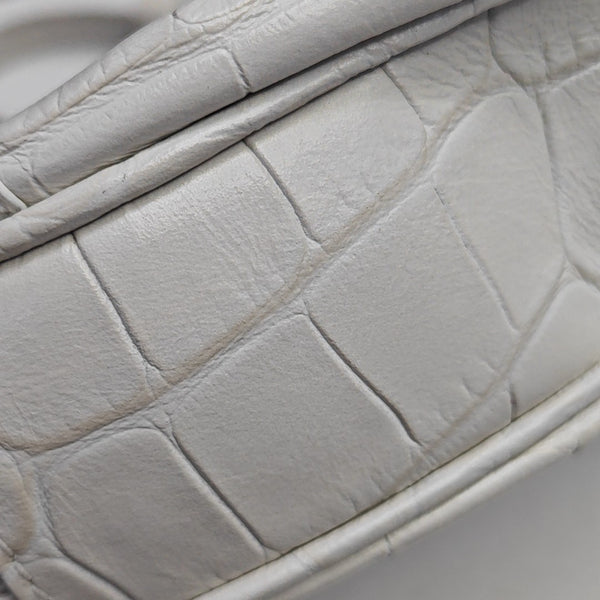 Le Cagole Mini Calfskin White