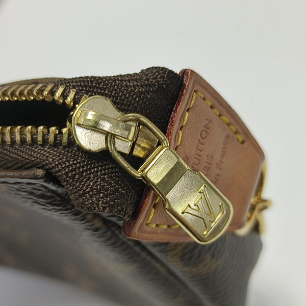 ACCESSOIRES Mini Monogram Coated Canvas Brown