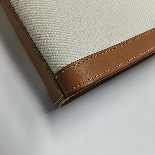 Authenticated pre-owned  CABAS CELINE Small Canvas White - Shoulder Bag at Looply