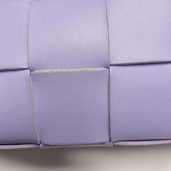 Authenticated pre-owned  Intrecciato Small Lambskin Purple - Top Handle Bag at Looply
