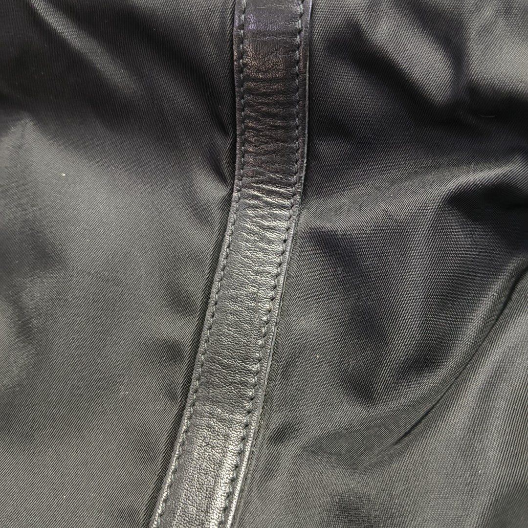 Nylon Shoulder Bag Black
