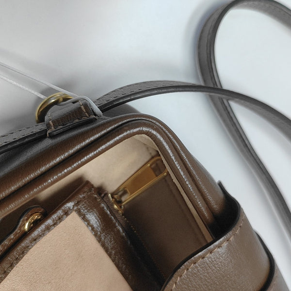 Monogram Coated Canvas Shoulder Bag Mini Multicolor