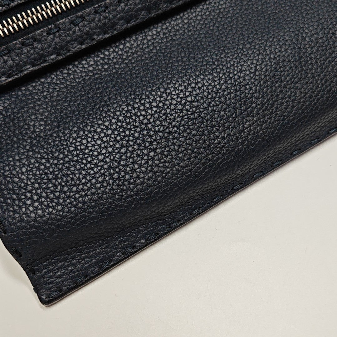 Calfskin Clutch Blue