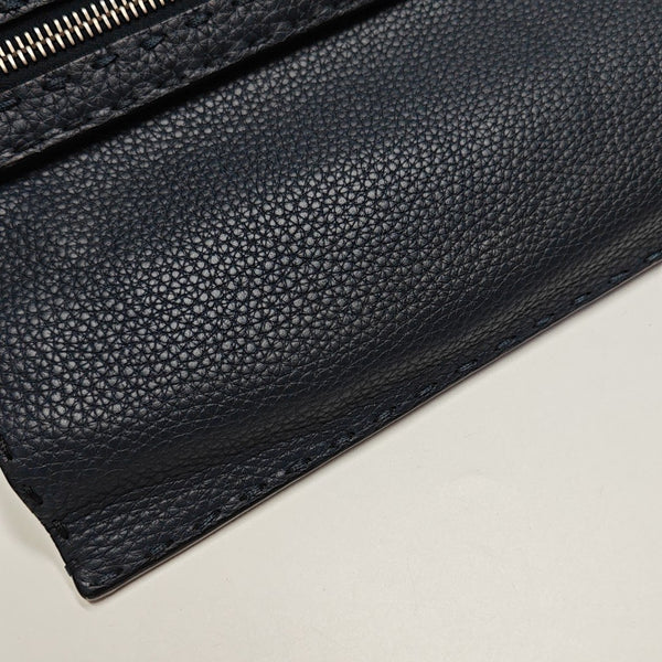 Calfskin Clutch Blue