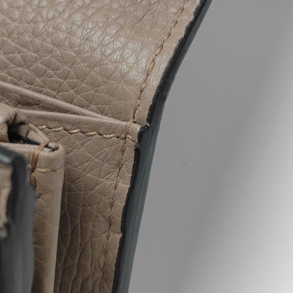 Animalier Calfskin Beige Wallet