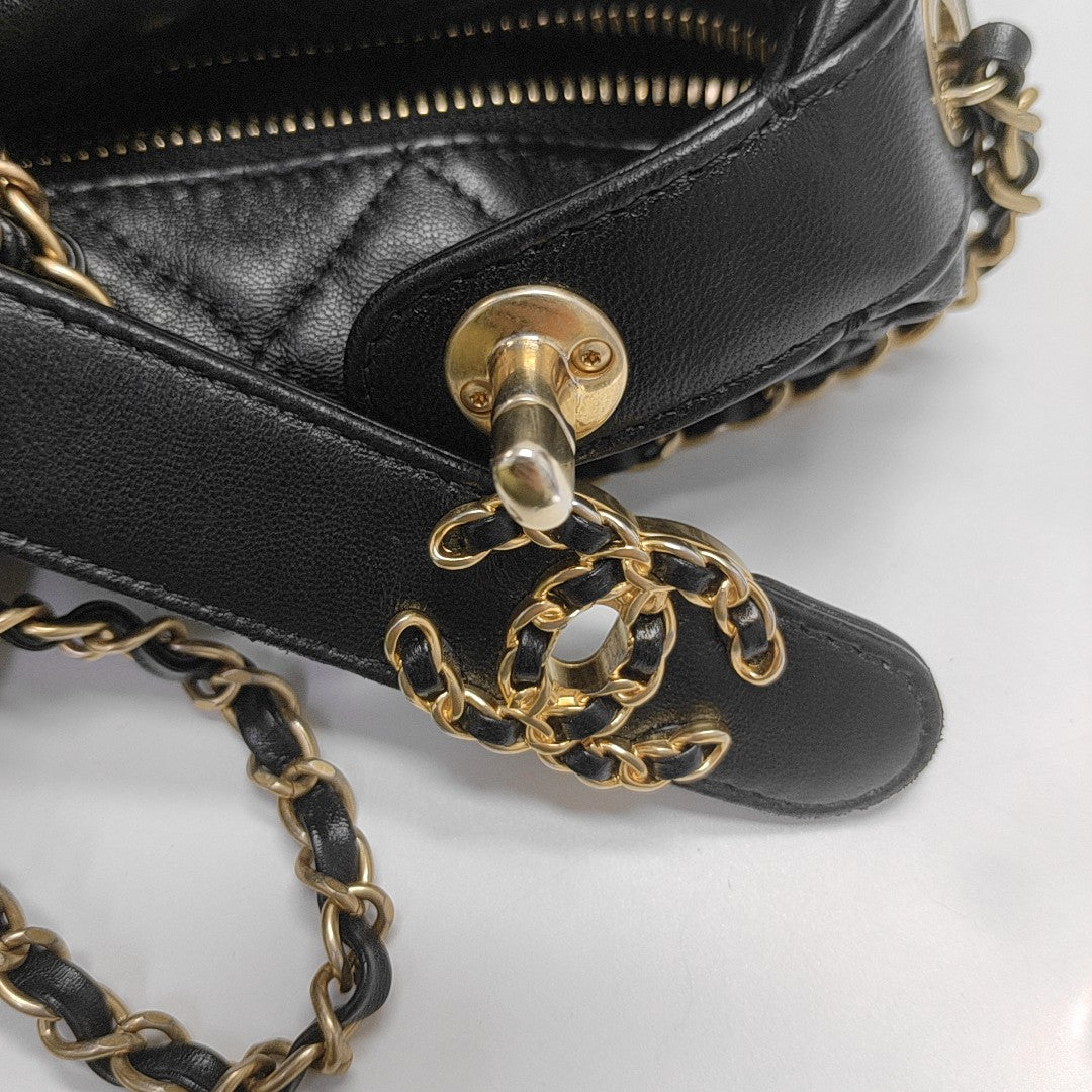 Quilted Lambskin Black