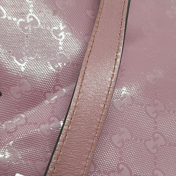 GG Imprime Monogram Coated Canvas Pink