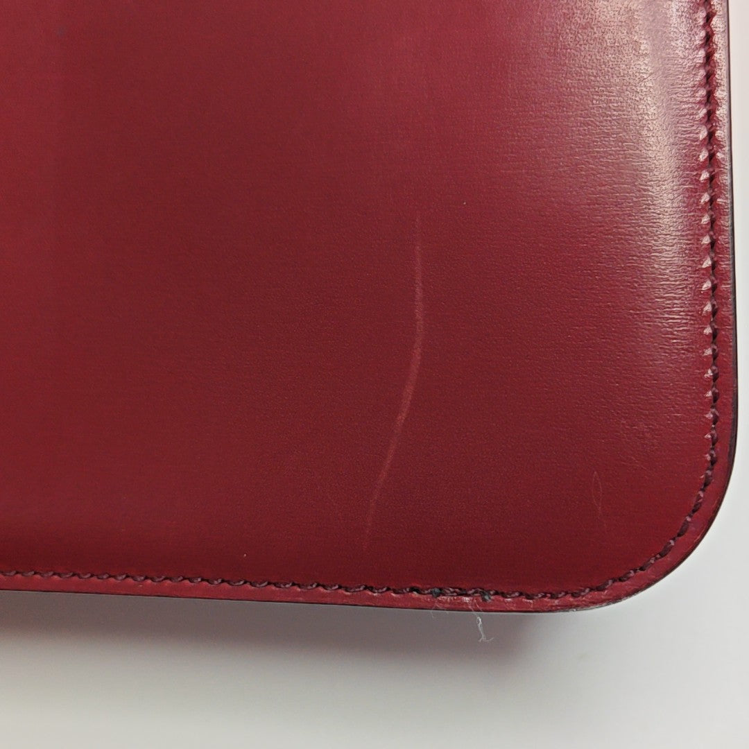 Calfskin Shoulder Bag Red