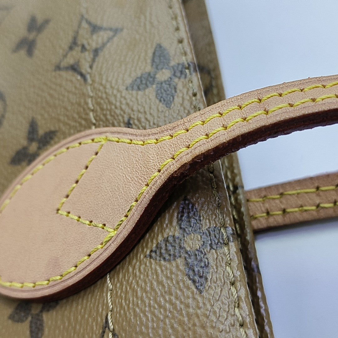 CARRY IT Monogram Coated Canvas Brown