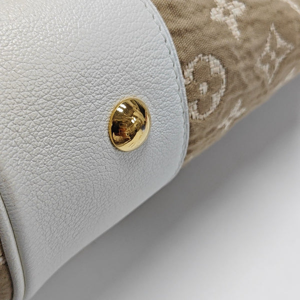 SABBIA BESACE GM Monogram Canvas Beige