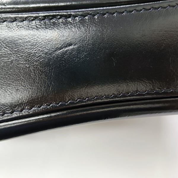 GABRIELLE Small Quilted Calfskin Black