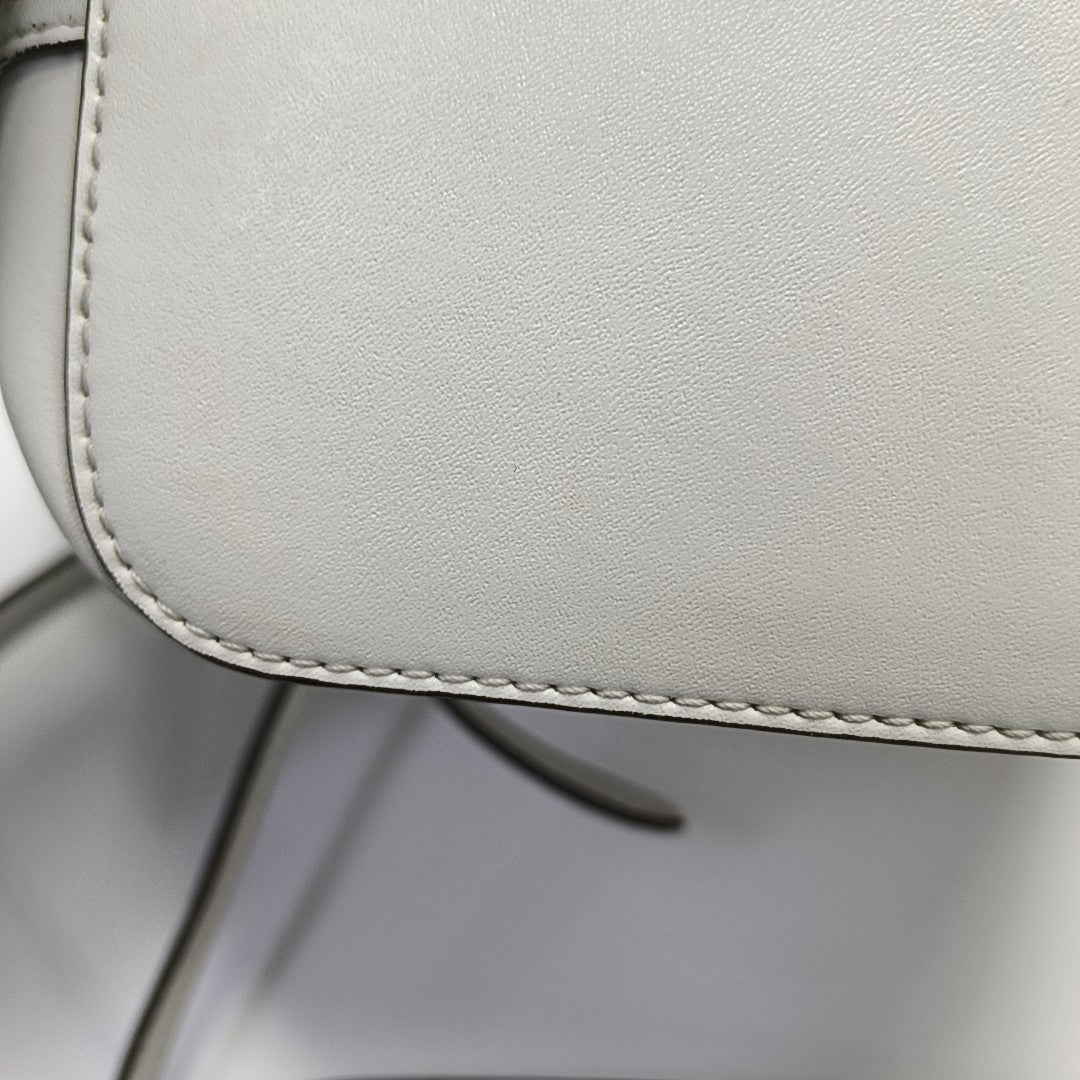 Mon Tresor Mini Calfskin White