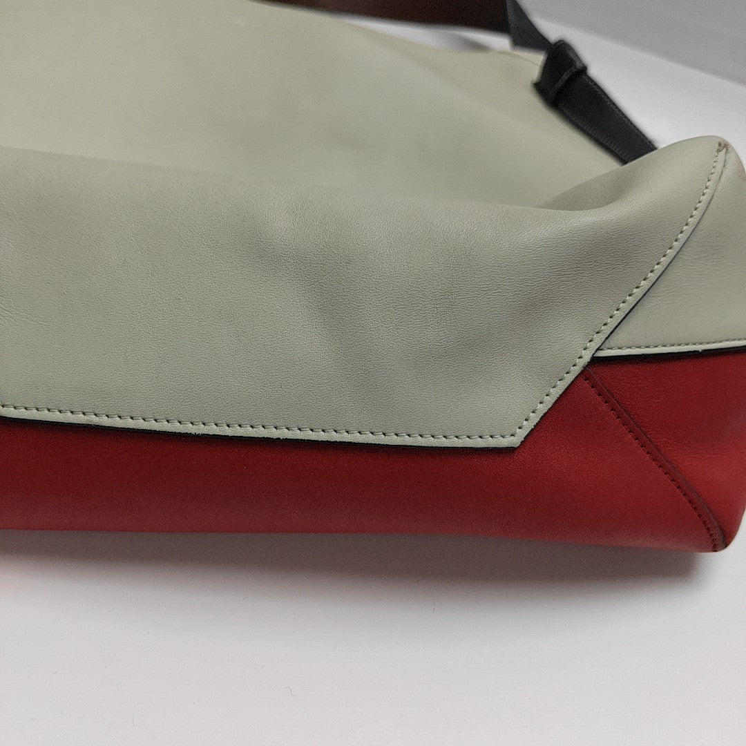 TWISTED CABAS Small Calfskin Green