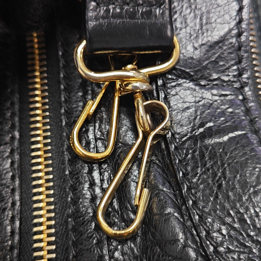 Classic City Small Lambskin Black