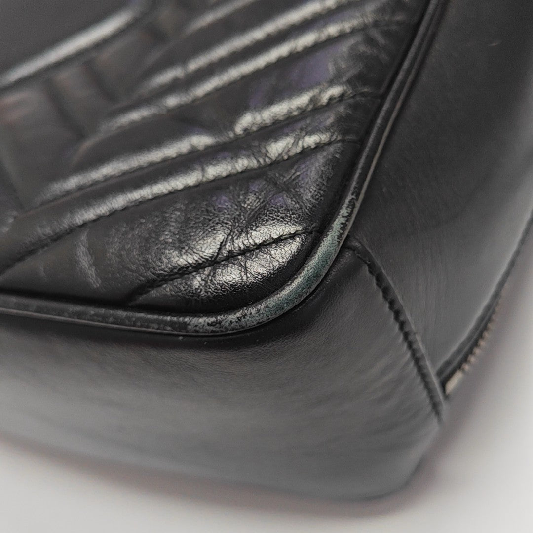 GG Marmont Medium Quilted Calfskin Black