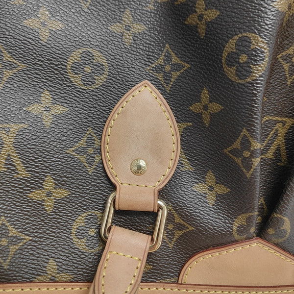 PALERMO PM Monogram Coated Canvas Brown