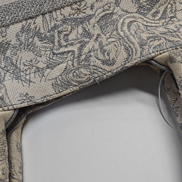 Book Tote Medium Fabric Gray