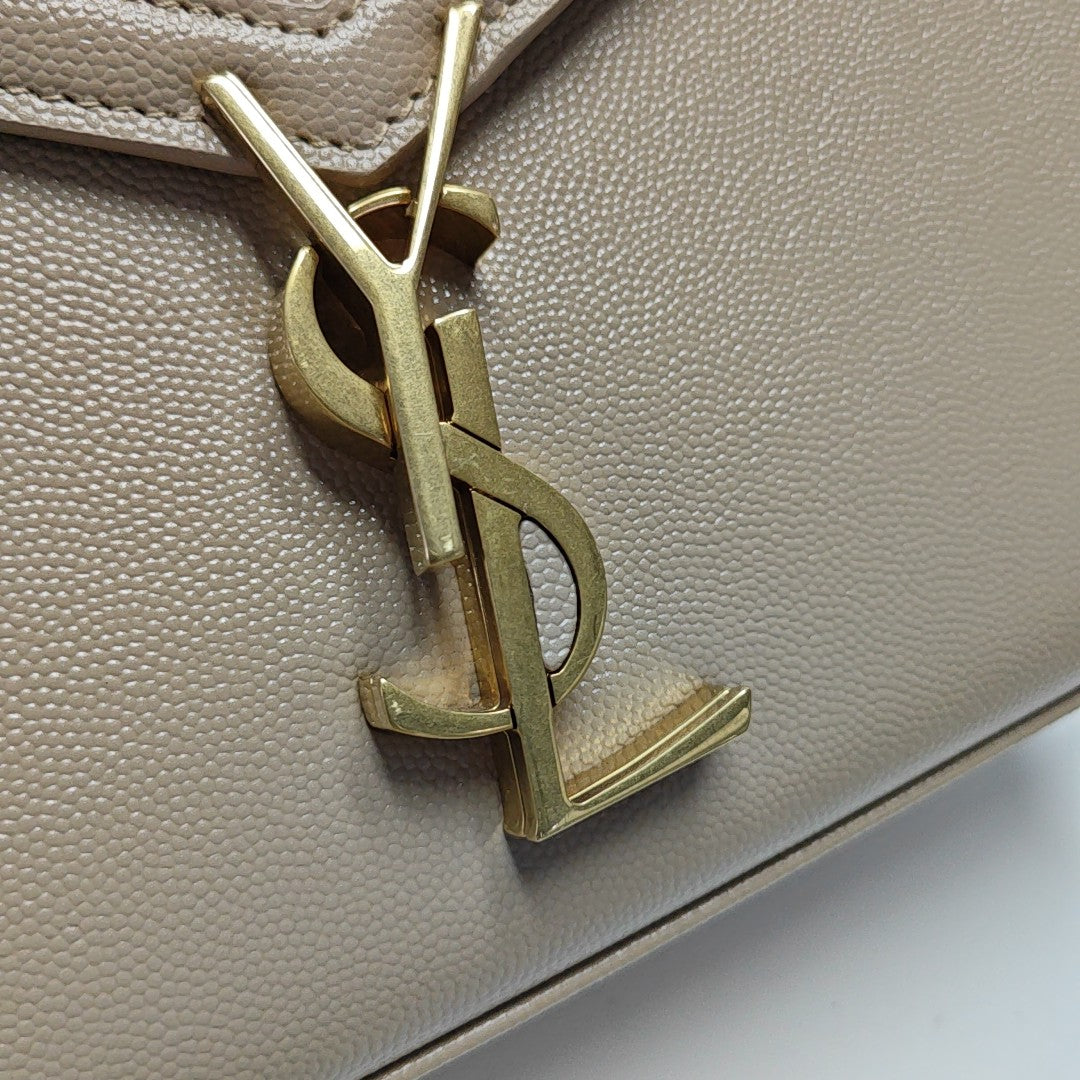 CASSANDRA Medium Calfskin Beige