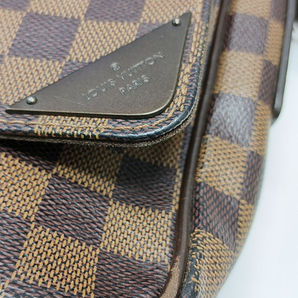 SHELTON MM Damier Ebene Coated Canvas Brown
