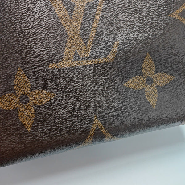 Authenticated pre-owned  ONTHEGO MM Monogram Coated Canvas Brown - Tote Bag at Looply