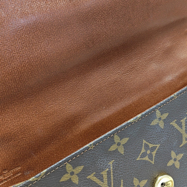 DAME GM Monogram Coated Canvas Brown