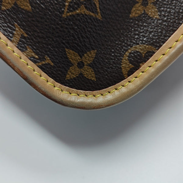 DIANE Monogram Coated Canvas Brown