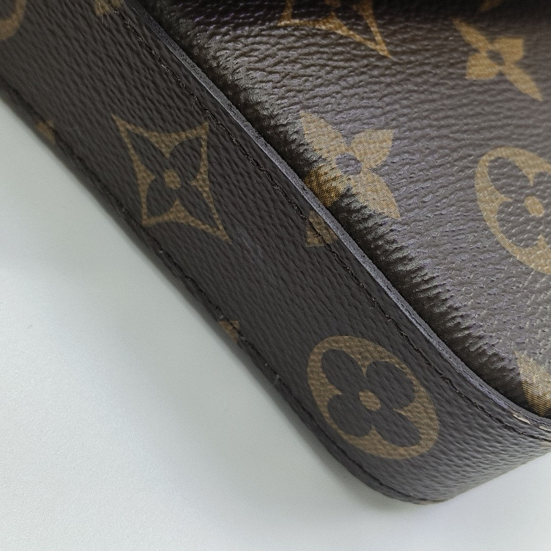 FÉLICIE Monogram Coated Canvas Brown