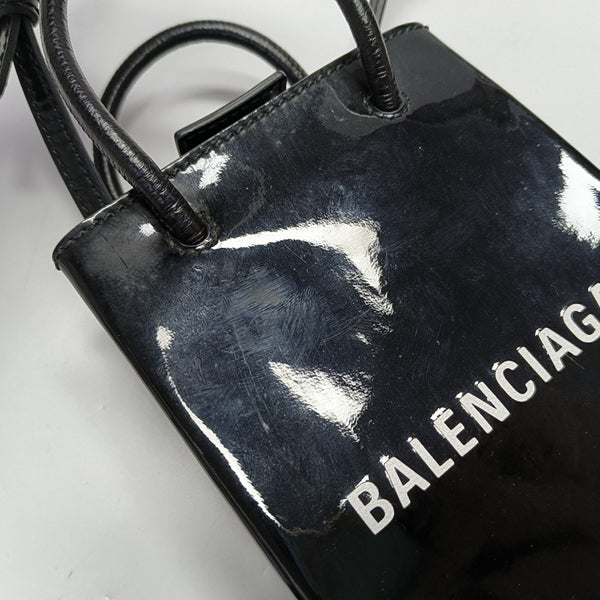 Shopping Bag Calfskin Black