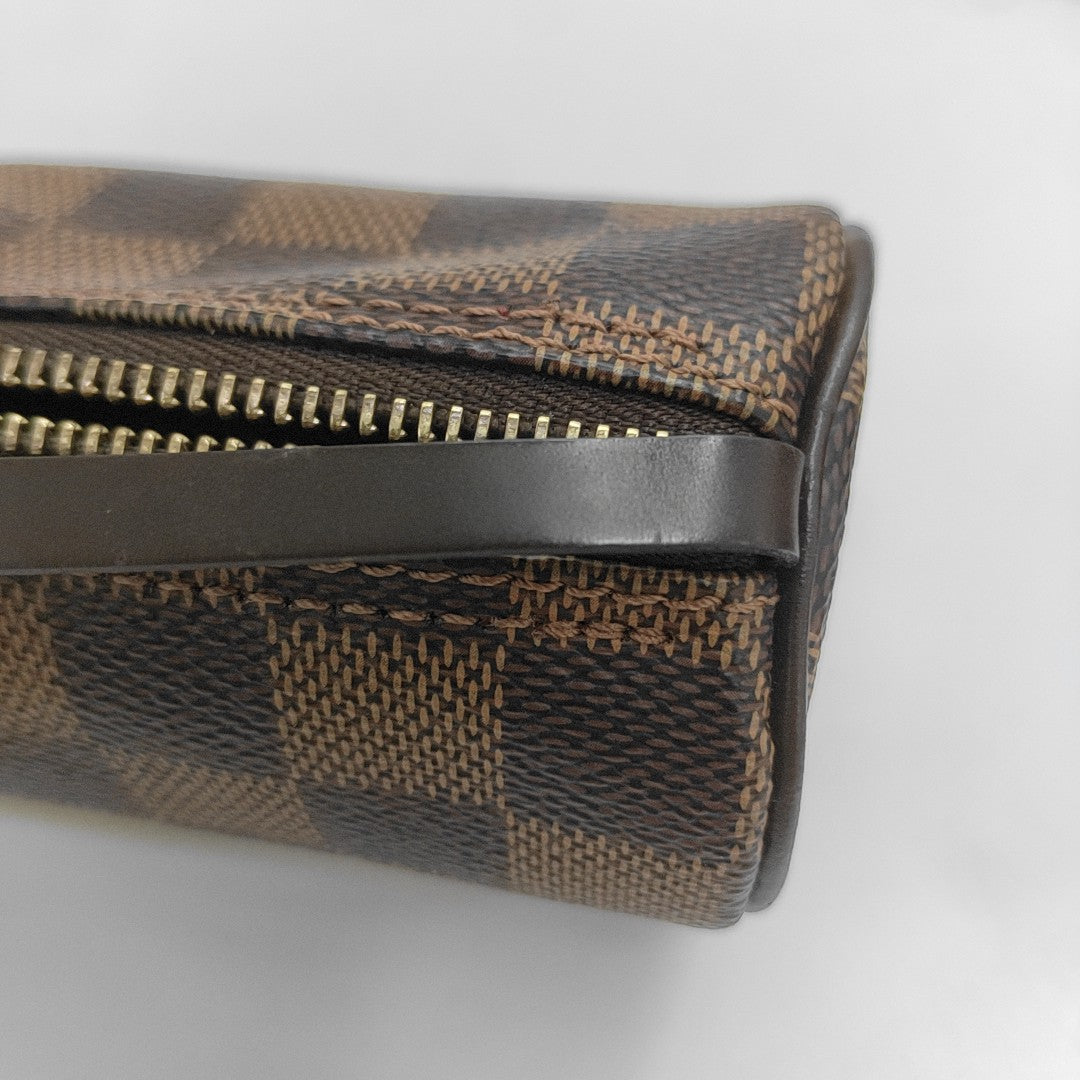 PAPILLON Mini Damier Ebene Coated Canvas Brown