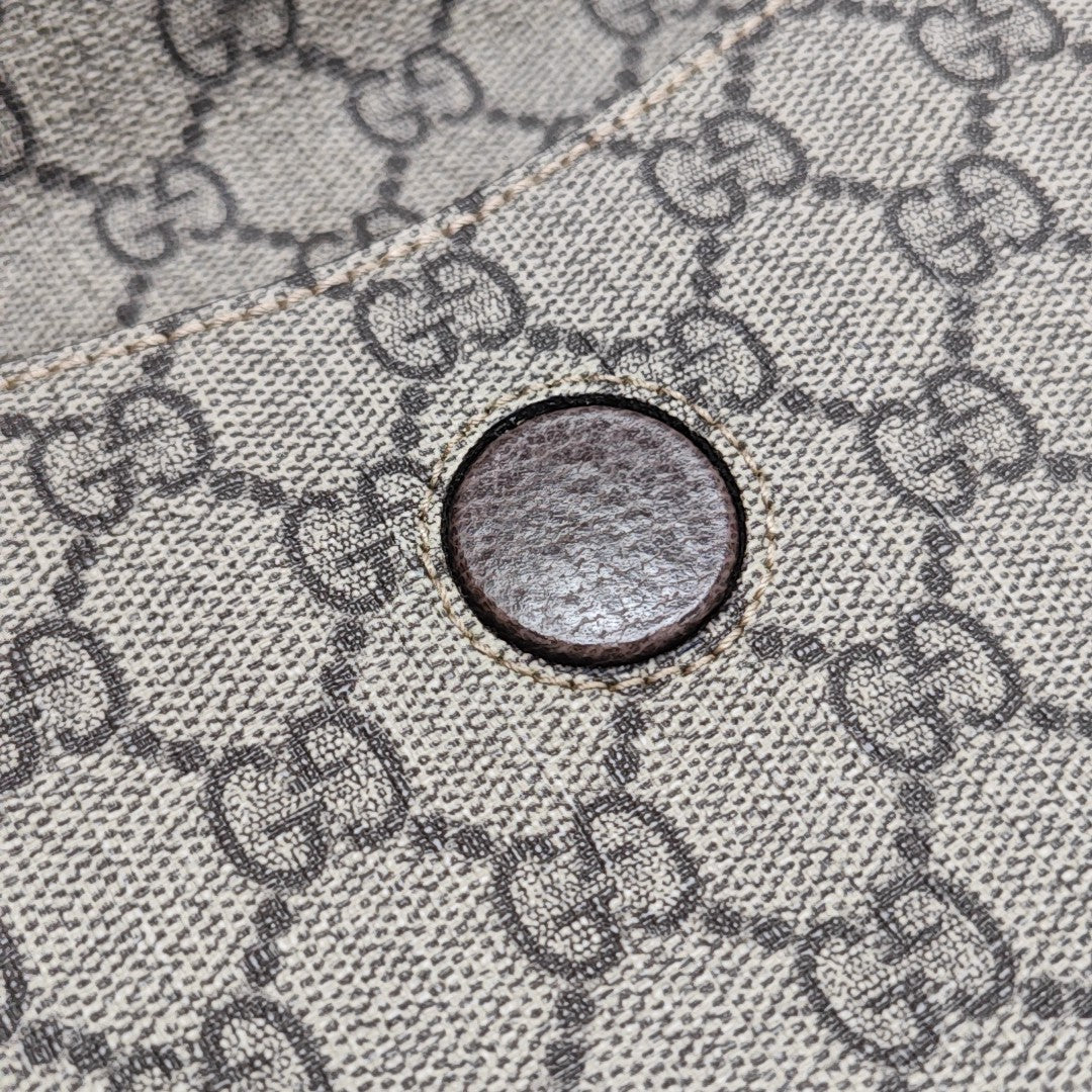 Neo Vintage Small Monogram Coated Canvas Beige