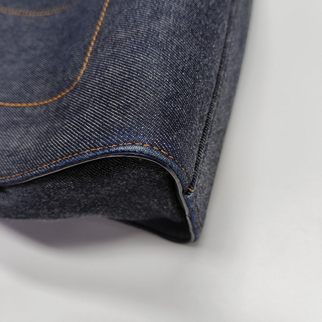Denim Shoulder Bag Blue