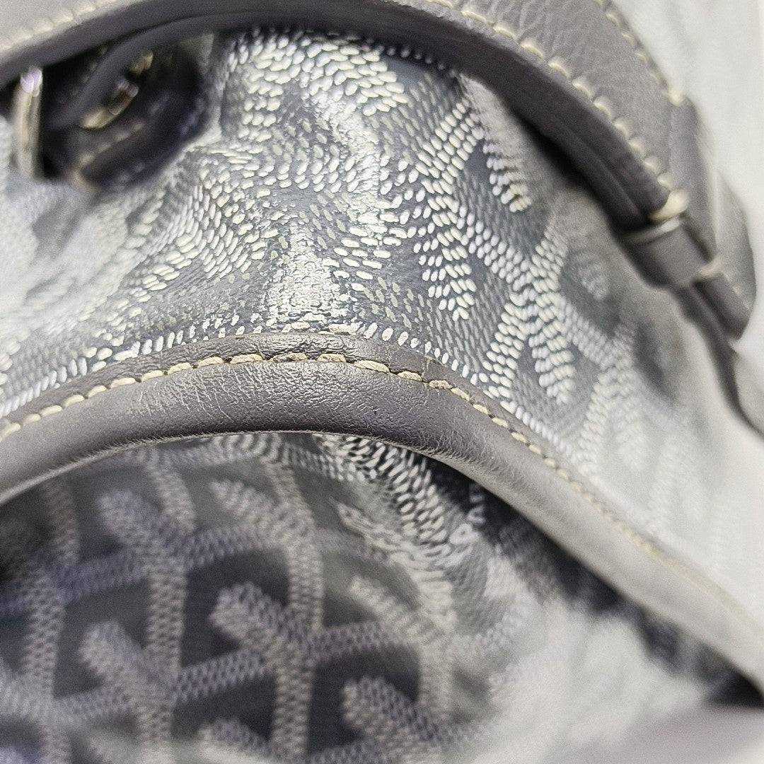 Saint Léger Coated Canvas Gray