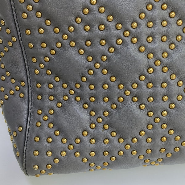 Lady Dior Medium Cannage Lambskin Gray