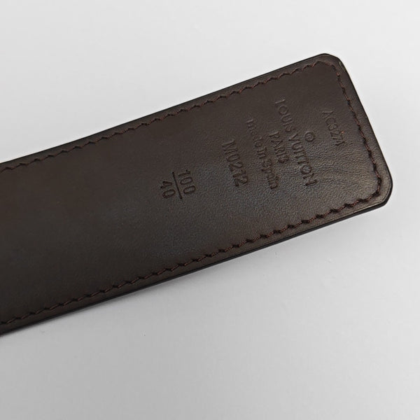Coated Canvas Belt Brown
