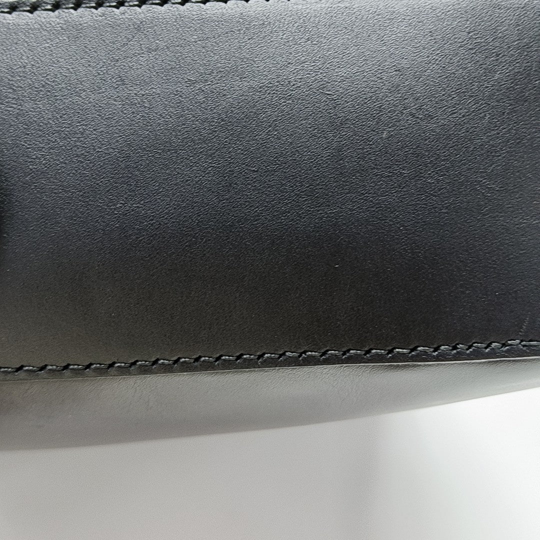 Calfskin Shoulder Bag Black