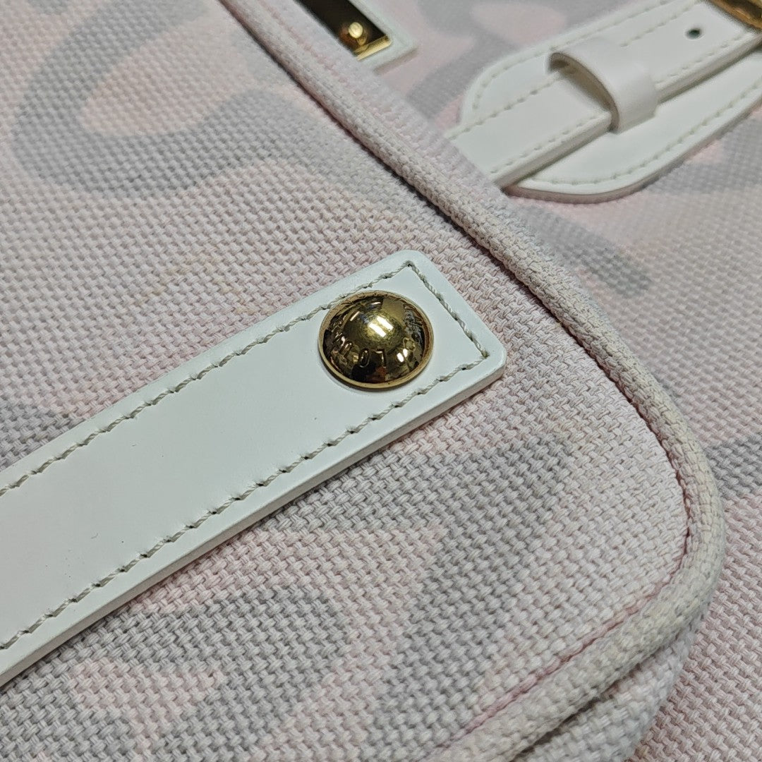 TAHITIENNE CABAS MM Monogram Canvas Pink