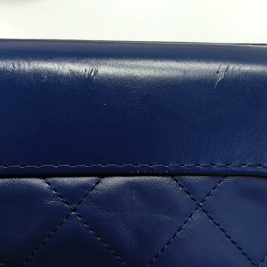 Authenticated pre-owned  GABRIELLE Small Quilted Calfskin Blue - Shoulder Bag at Looply