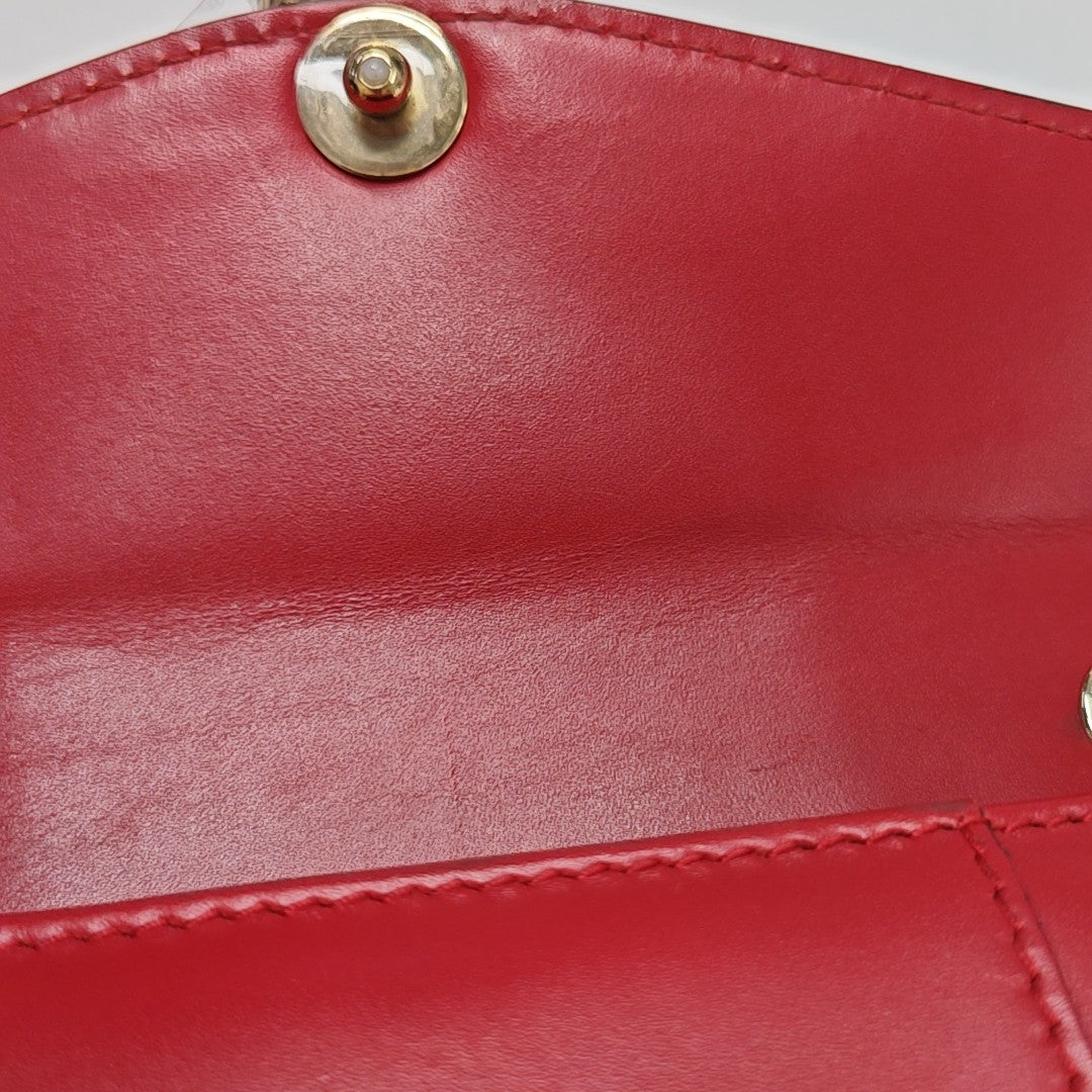 SERPENTI FOREVER Small Calfskin Red