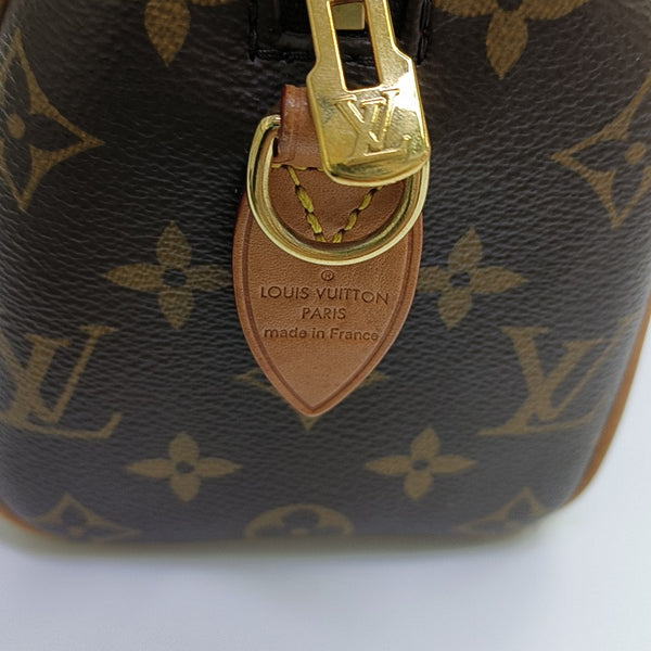 SPEEDY 20 Monogram Coated Canvas Brown