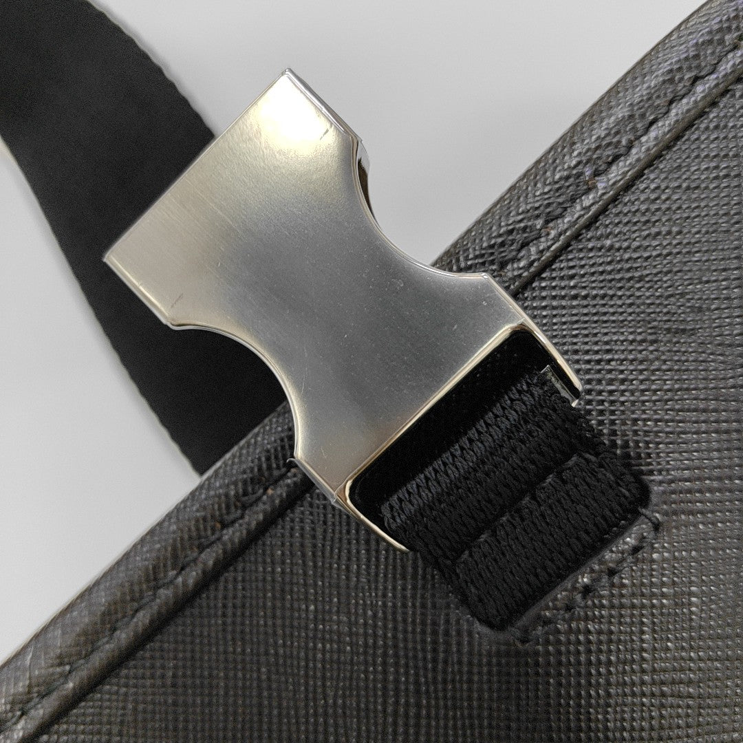 Nylon Shoulder Bag Black