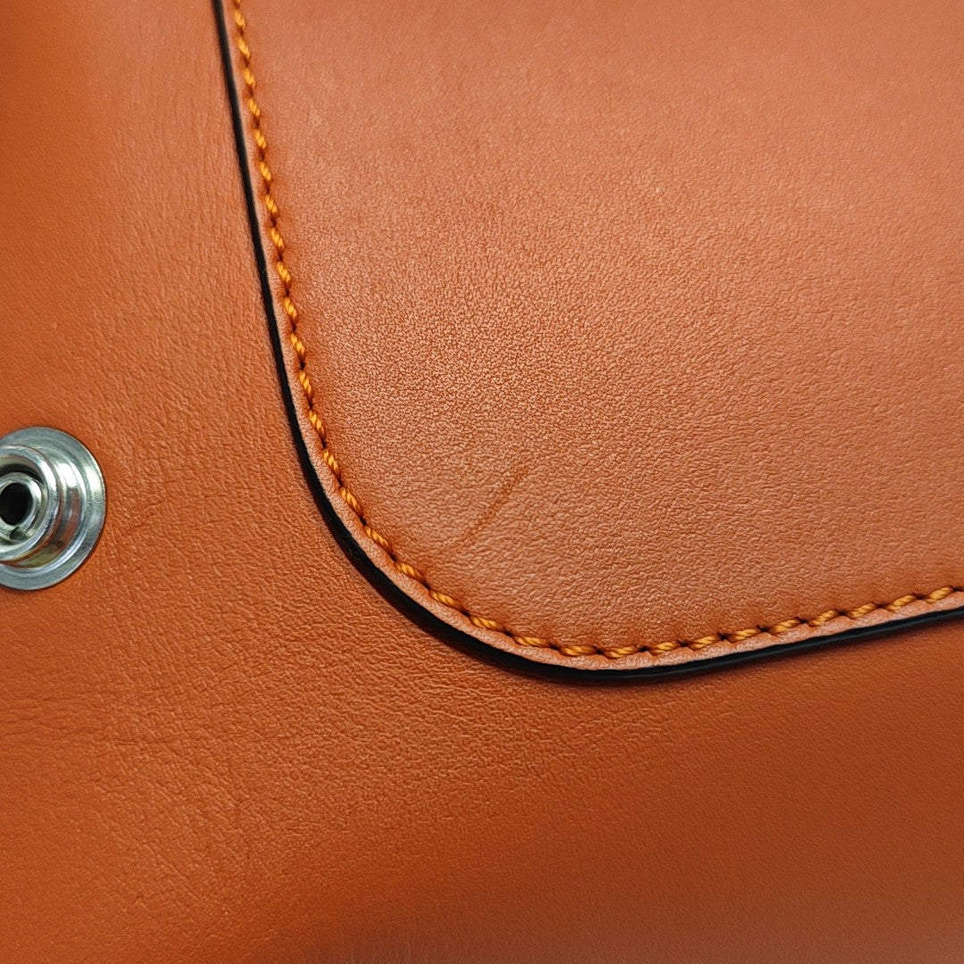 Goya Small Calfskin Orange