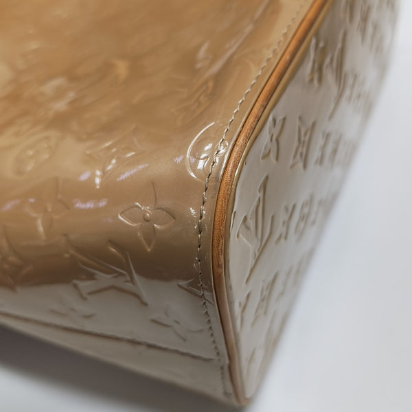 HOUSTON Monogram Patent Leather Beige