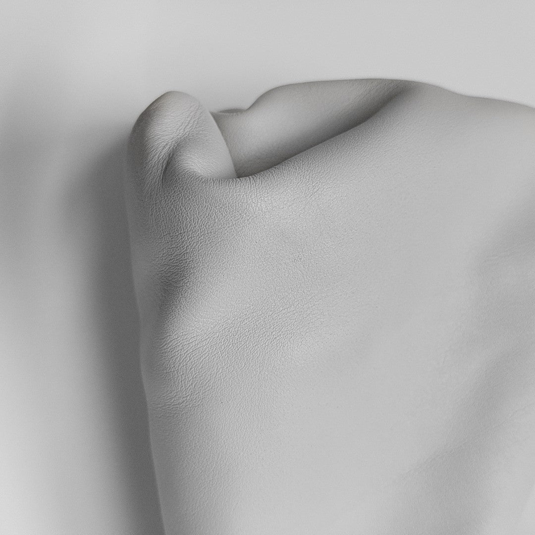 The Pouch Large Calfskin White