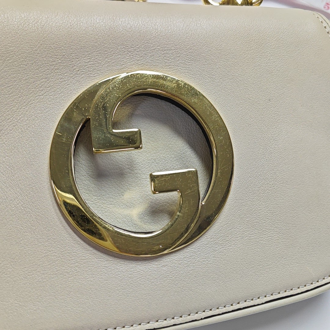 Blondie Mini Calfskin White