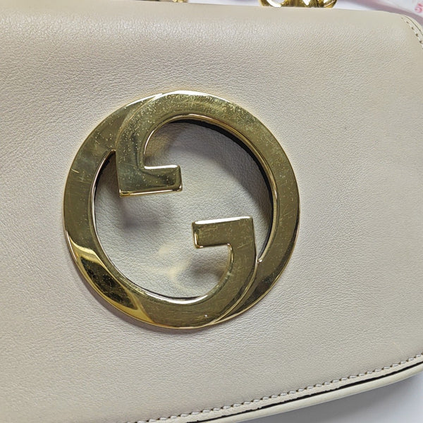 Blondie Mini Calfskin White