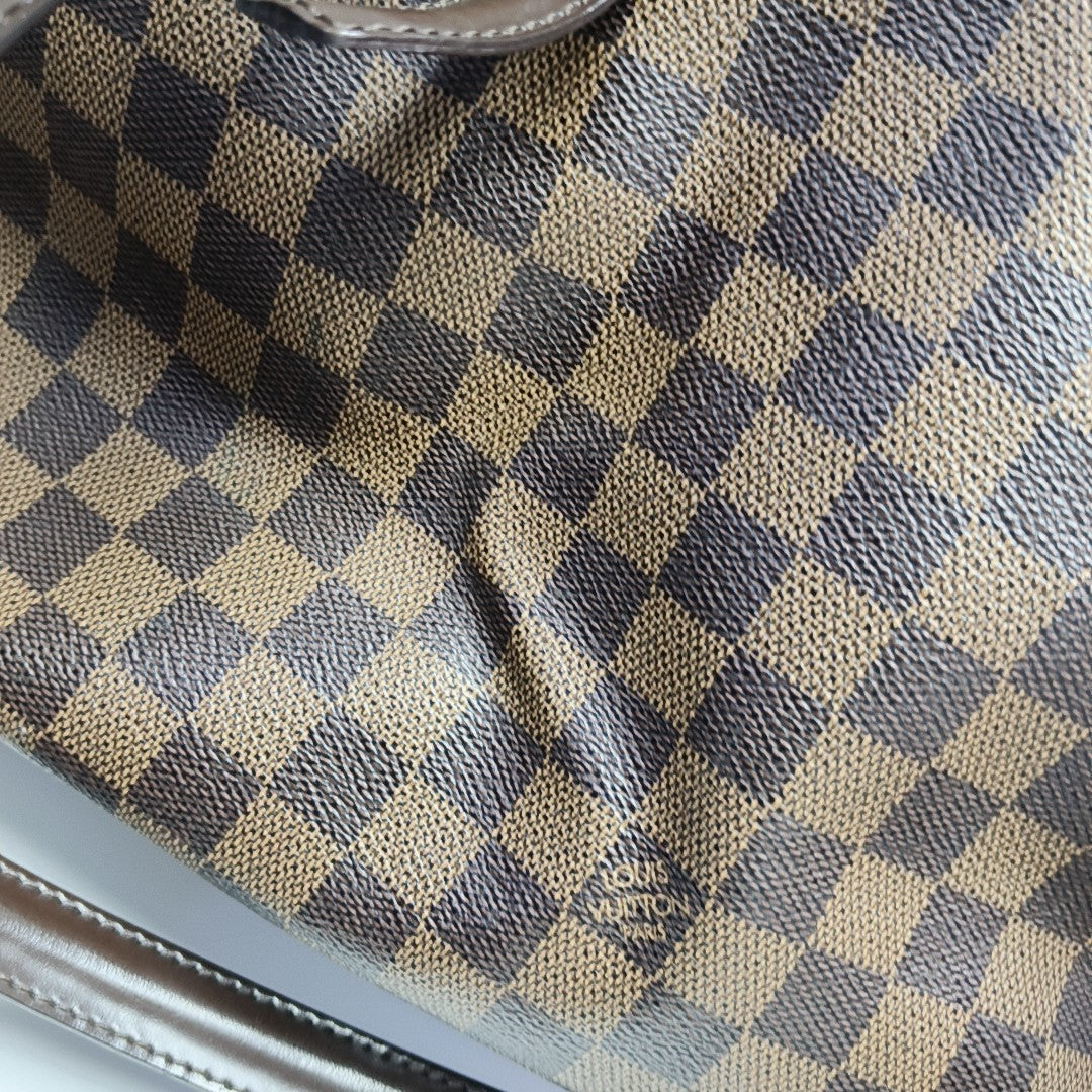 CHELSEA Damier Ebene Coated Canvas Brown