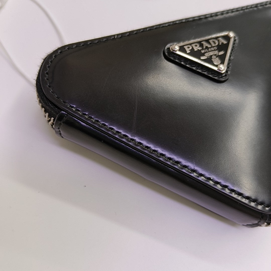 Calfskin Shoulder Bag Mini Black