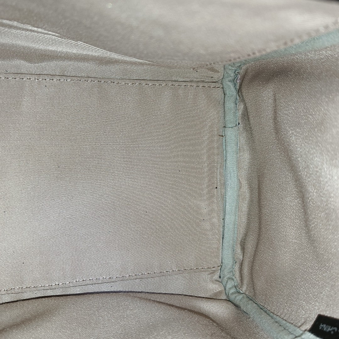 Coated Canvas Top Handle Bag Beige