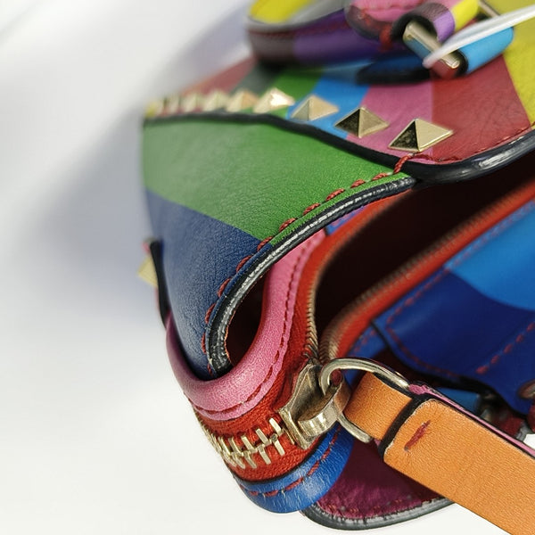 Rockstud Mini Calfskin Multicolor